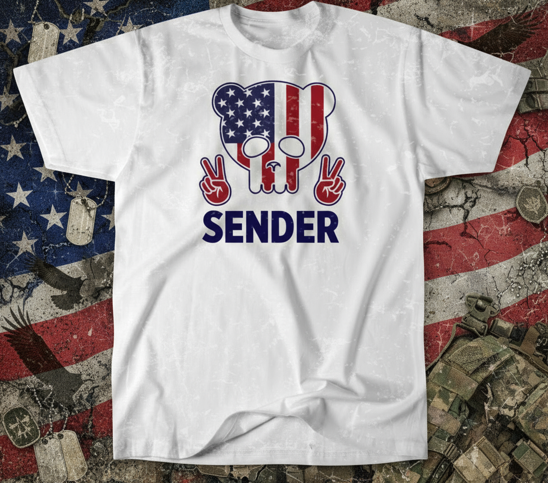 Sender Freedom - Bearmerica T-Shirt